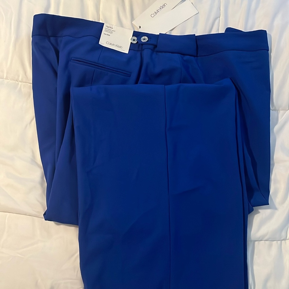 Cobalt Blue Women’s Suit Pants